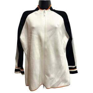 Parsons Extreme Golf women's fitted full zip cuff cardigan jacket size XL NWT